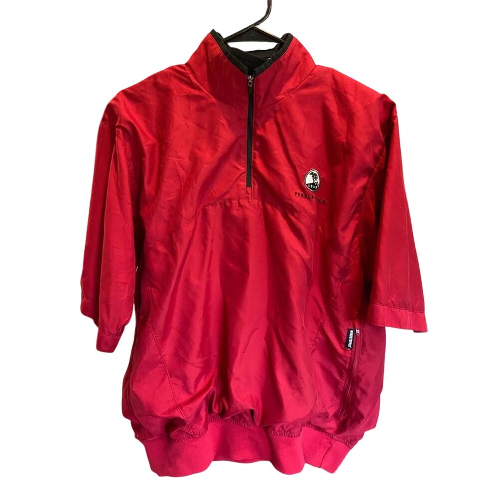 RARE vintage Zero Restriction pebble beach goretex windstopper quarter zip small